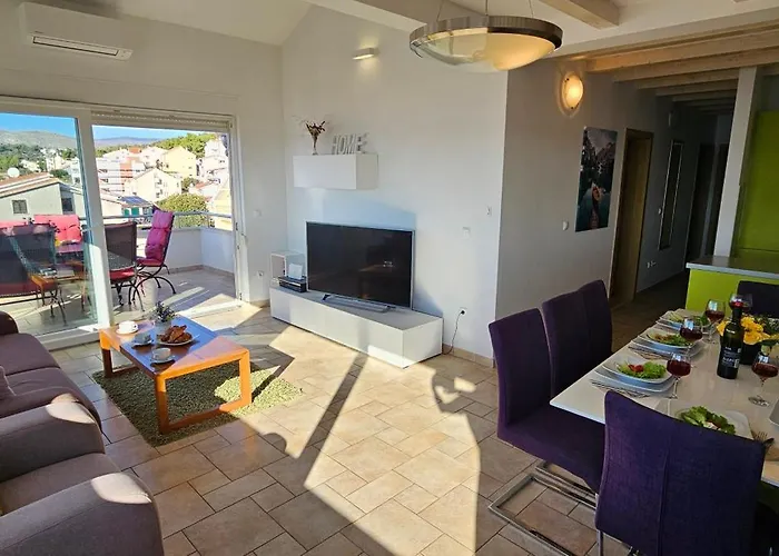 公寓 4-star Penthouse With Wonderful Sea View - Stella Sunshine *